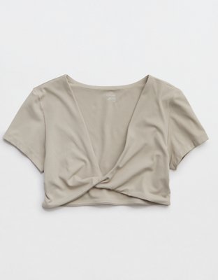 OFFLINE By Aerie Real Me Xtra Twist Front Bra Top