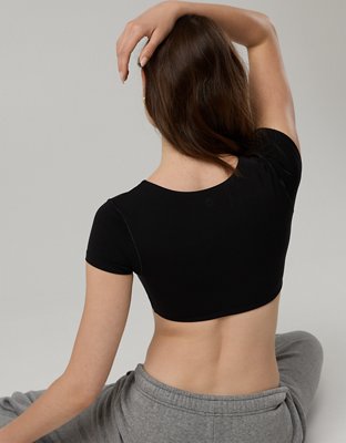 OFFLINE By Aerie Real Me Xtra Twist Front Bra Top