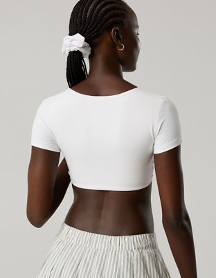 OFFLINE By Aerie Real Me Xtra Twist Front Bra Top