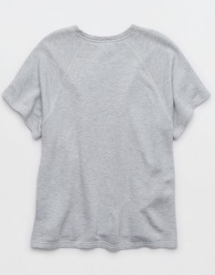 OFFLINE By Aerie Keep It 100 Terry Oversized T-Shirt