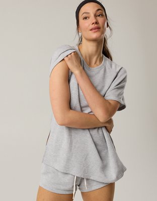 OFFLINE By Aerie Stretch Flex Terry Oversized T-Shirt