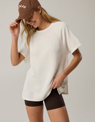 OFFLINE By Aerie Stretch Flex Terry Oversized T-Shirt