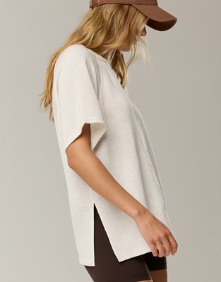 T-shirt surdimensionné en tissu éponge authentique OFFLINE d’Aerie