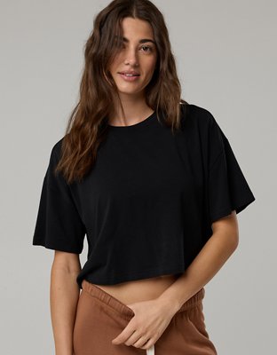 OFFLINE By Aerie Let's Stretch Cropped T-Shirt