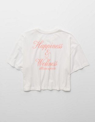 OFFLINE By Aerie Let's Stretch Cropped T-Shirt