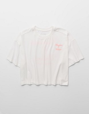 OFFLINE By Aerie Let's Stretch Cropped T-Shirt