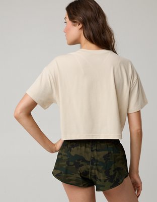 OFFLINE By Aerie Let's Stretch Cropped T-Shirt