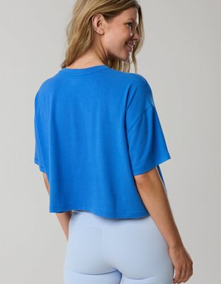 OFFLINE By Aerie Let's Stretch Cropped T-Shirt