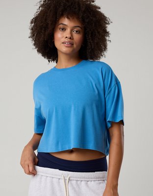 OFFLINE By Aerie Let's Stretch Cropped T-Shirt