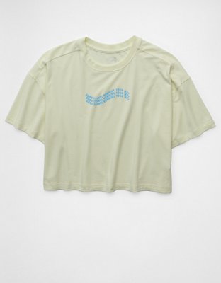 OFFLINE By Aerie Let's Stretch Cropped T-Shirt