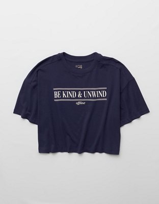 OFFLINE By Aerie Let's Stretch Cropped T-Shirt