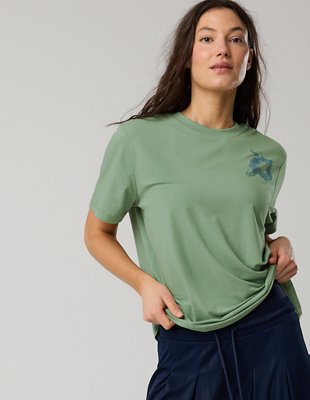OFFLINE By Aerie Let's Stretch Oversized T-Shirt from American Eagle - $24.46