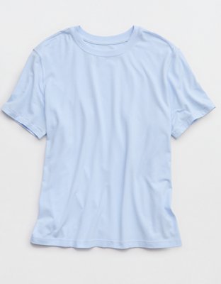 T-shirt Femme OFFLINE By Aerie - Coupe Oversize Relaxed - Blanc Logo Sunburst - Neuf Avec étiquette