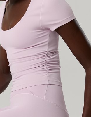 OFFLINE By Aerie Real Me Playera con Cuello Caído