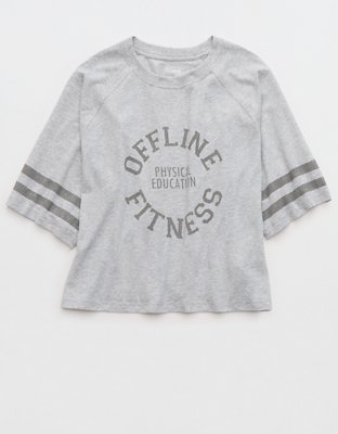 OFFLINE By Aerie Let's Stretch Boxy Short Sleeve T-Shirt