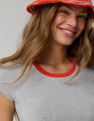 OFFLINE By Aerie Let's Stretch Ringer T-Shirt