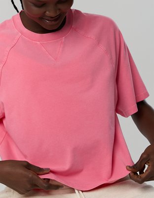 OFFLINE By Aerie Let's Stretch Boxy Short Sleeve T-Shirt