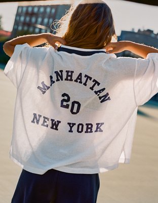 OFFLINE By Aerie Mesh Jersey Short Sleeve T-Shirt