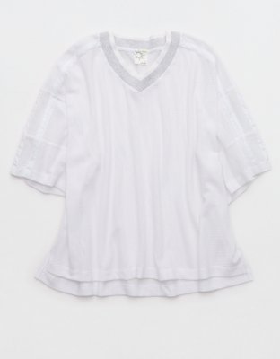 OFFLINE By Aerie Mesh Jersey Short Sleeve T-Shirt