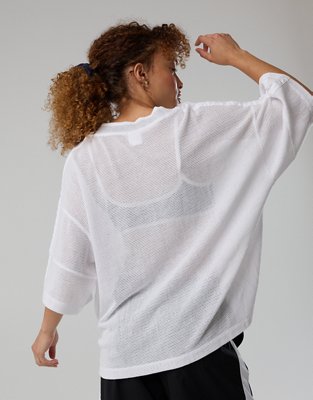 OFFLINE By Aerie Mesh Jersey Short Sleeve T-Shirt