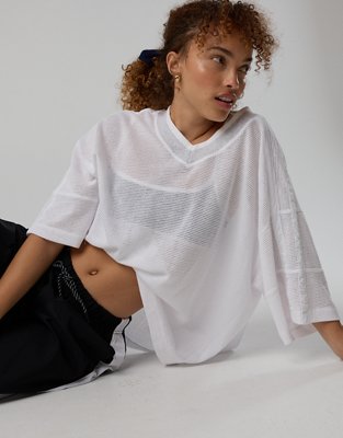OFFLINE By Aerie Mesh Jersey Short Sleeve T-Shirt