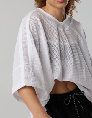 OFFLINE By Aerie Mesh Jersey Short Sleeve T-Shirt