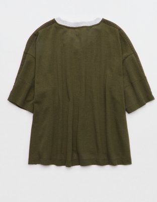 OFFLINE By Aerie Mesh Jersey Short Sleeve T-Shirt