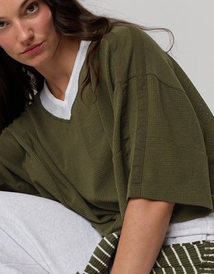 OFFLINE By Aerie Mesh Jersey Short Sleeve T-Shirt