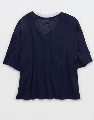 OFFLINE By Aerie Mesh Jersey Short Sleeve T-Shirt