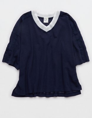 OFFLINE By Aerie Mesh Jersey Short Sleeve T-Shirt