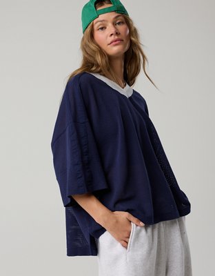 OFFLINE By Aerie Mesh Jersey Short Sleeve T-Shirt