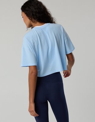 OFFLINE By Aerie Let's Stretch Cropped T-Shirt