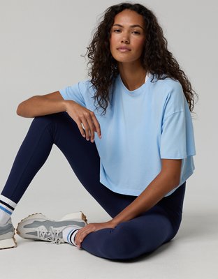 OFFLINE By Aerie Let's Stretch Cropped T-Shirt