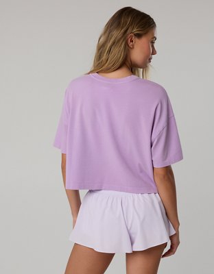 OFFLINE By Aerie Let's Stretch Cropped T-Shirt