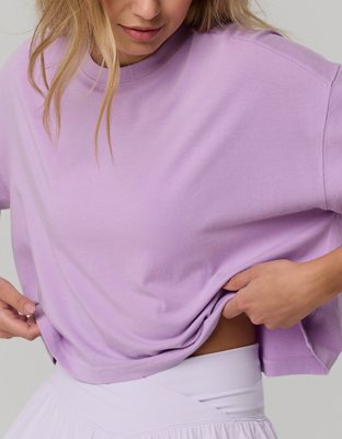 OFFLINE By Aerie Let's Stretch Cropped T-Shirt