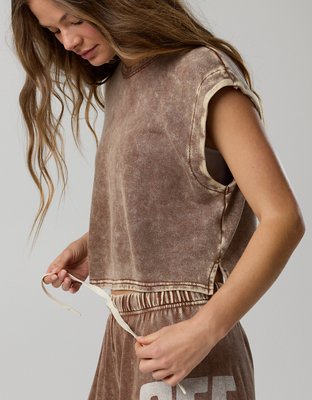 OFFLINE By Aerie Keep It 100 Terry Muscle T-Shirt