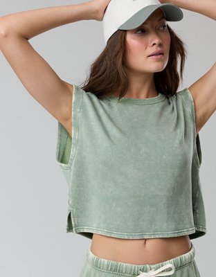 OFFLINE By Aerie Keep It 100 Terry Muscle T-Shirt