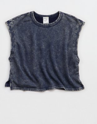 OFFLINE By Aerie Keep It 100 Terry Muscle T-Shirt