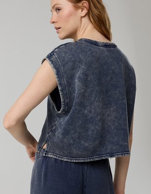 OFFLINE By Aerie Keep It 100 Terry Muscle T-Shirt