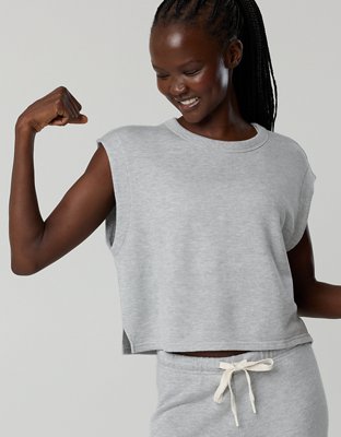 OFFLINE By Aerie Keep It 100 Terry Muscle T-Shirt