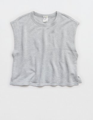 OFFLINE By Aerie Keep It 100 Terry Muscle T-Shirt