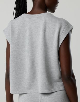 OFFLINE By Aerie Keep It 100 Terry Muscle T-Shirt