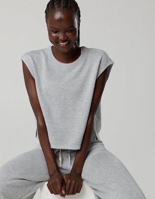 OFFLINE By Aerie Keep It 100 Terry Muscle T-Shirt from American Eagle - $44.95