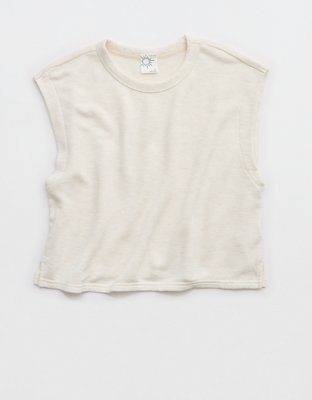 OFFLINE By Aerie Keep It 100 Terry Muscle T-Shirt
