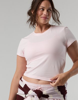 OFFLINE By Aerie Weekend Away Short Sleeve Ringer T-Shirt