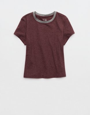 OFFLINE By Aerie Weekend Away Short Sleeve Ringer T-Shirt