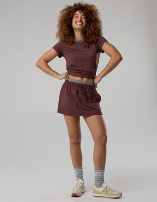 OFFLINE By Aerie Weekend Away Short Sleeve Ringer T-Shirt