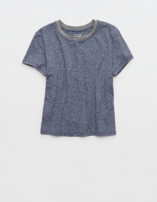 OFFLINE By Aerie Weekend Away Short Sleeve Ringer T-Shirt