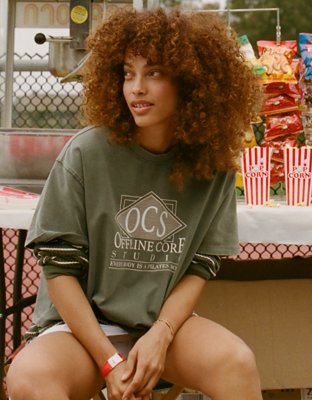 OFFLINE By Aerie OG Cotton Short Sleeve T-Shirt