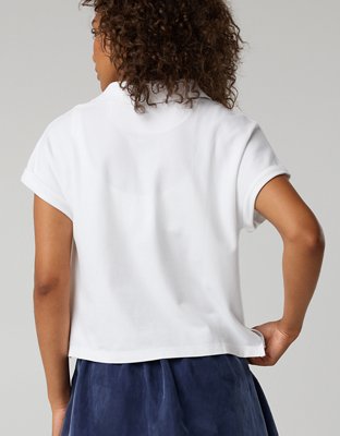 OFFLINE By Aerie Pique Rugby Polo T-Shirt